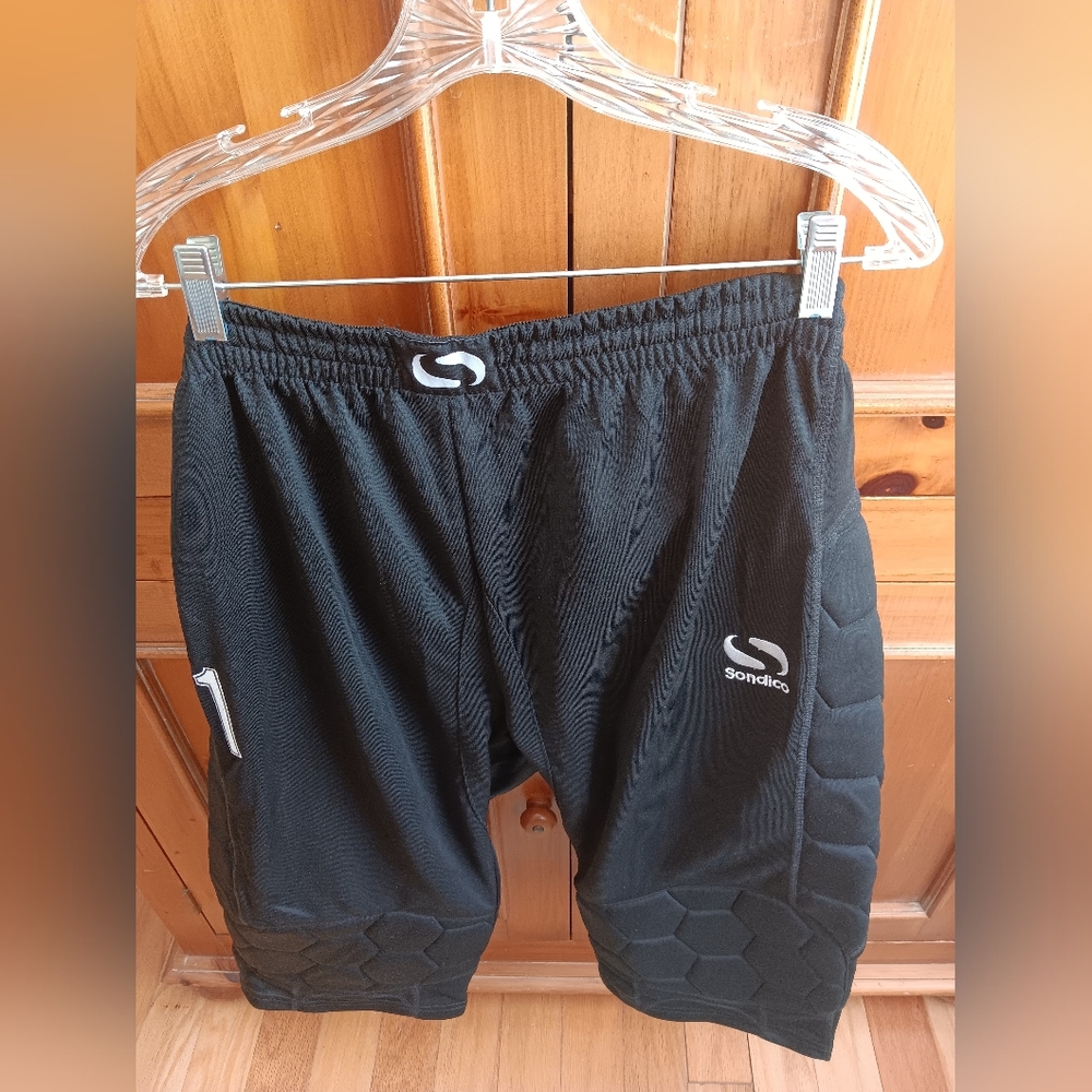 2 Pairs Goalkeeper Black Men's Sports Shorts 3/4 Pant